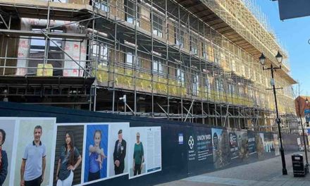 Aldershot marks progress of Union Yard development